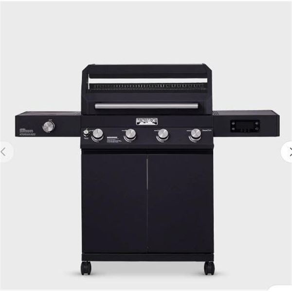 Monument Grills Denali 425 | Smart Black Propane Gas Grill