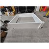 Image 2 : Lot of 2 4'x4'x11" -  White Resin Above Ground Garden Boxes