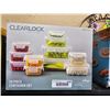 Image 1 : Clear Lock 24 Pc Food Storage Set