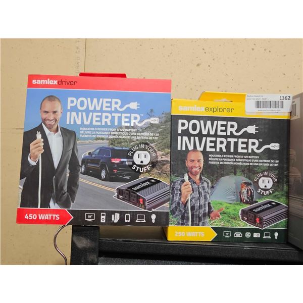 Samlex Driver Power Inverters 450 Watts & 250 Watts