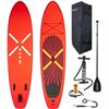 Image 3 : WAVEX Model X 11 ft 6 Inflatable Stand Up Paddle Board Kit. NEW SEALED IN BOX (orange)- Includes all