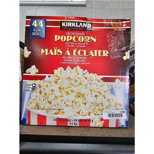 Kirkand Microwave Popcorn 44-93g bags