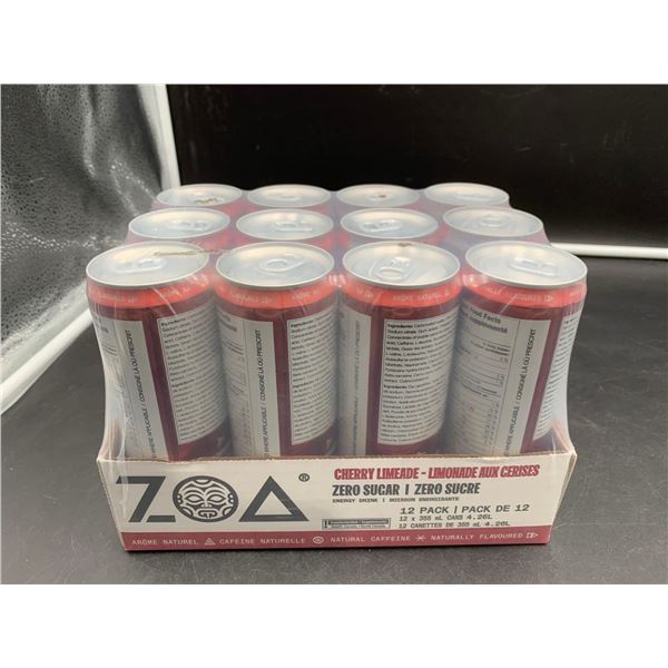 ZOA Zero Sugar Cherry Limeade Energy Drink (12 x 355ml)