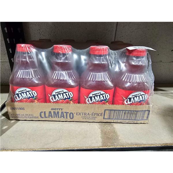 Motts Clamato Extra Spicy 12x945ml