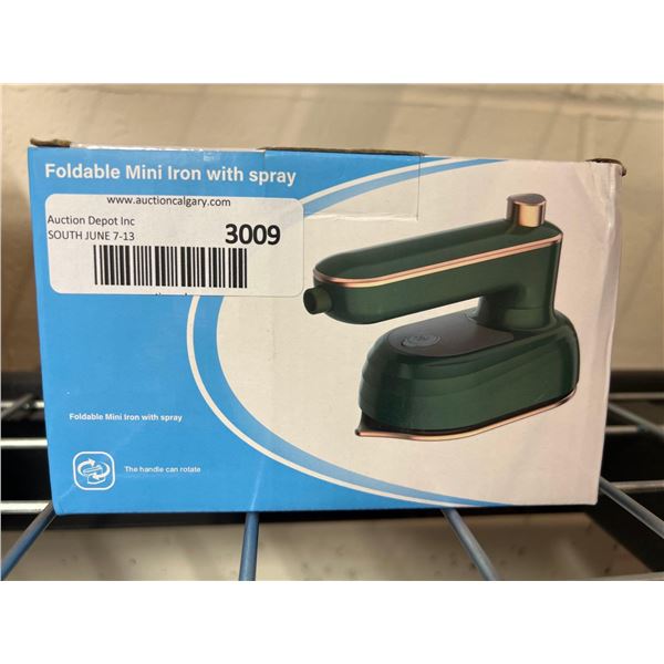 Upgrade Portable Mini Ironing Machine, 180° Rotating Handheld Iron, 50ml Foldable Travel Pack Iron, 