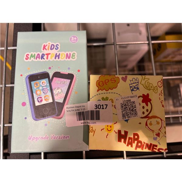 Combo lot of kids smartphone toy and kids smart watch