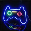 Image 1 : Neon Sign Game(16x11inch) Shaped Neon Lights for Gamer Room Decor Led Signs for Boys Room Decor Neon