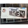 Image 1 : Digital Alarm Clock, LED Clock for Bedroom, Electronic Desktop Clock with Temperature Display, Adjus