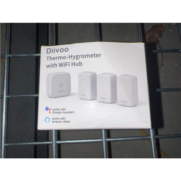 Diivo Thermo-Hygrometer with Wifi Hub