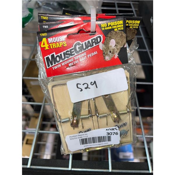 Lot of 24 Mouse guard Mouse traps