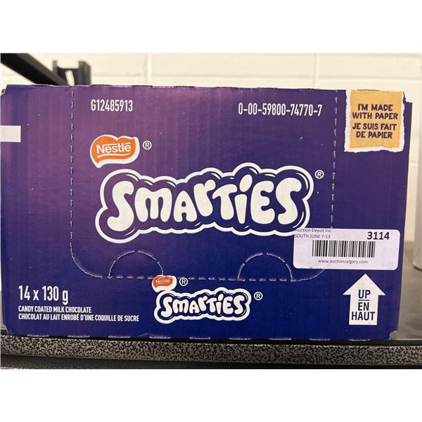Nestle Smarties Candy coated milk chocolate 14 x 130g