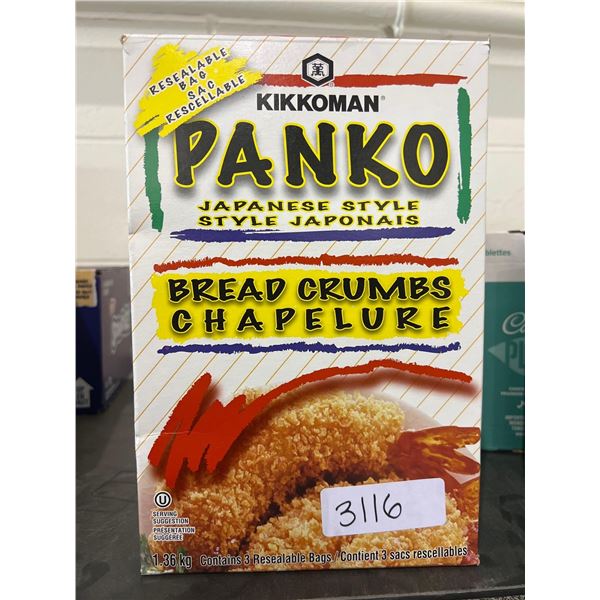 Kikkoman Panko Japanese style bread crumbs 1.36 kg