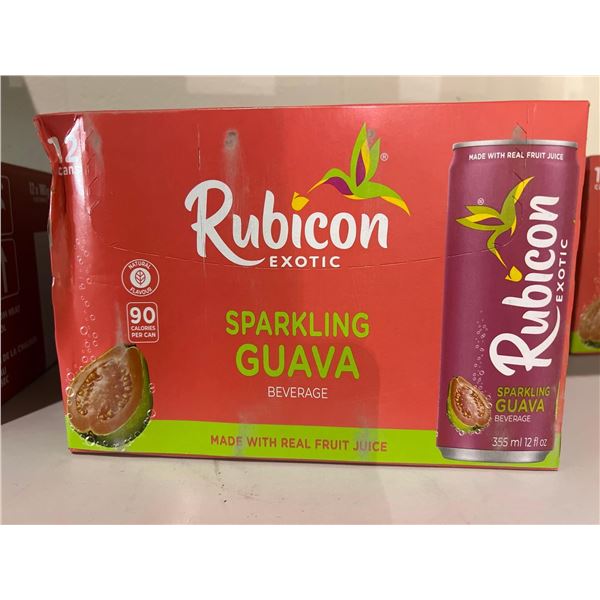Rubicon Exotic sparkling guava beverage made with real fruit juice 12 x 355 mL