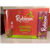 Image 1 : Rubicon Exotic sparkling guava beverage made with real fruit juice 12 x 355 mL