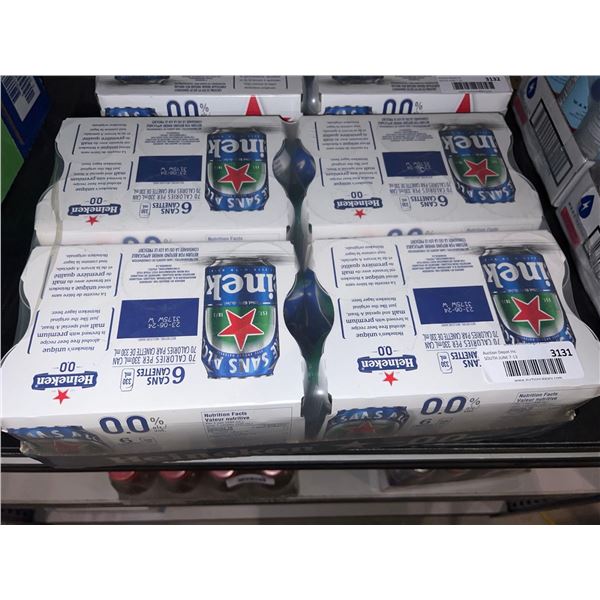 Heinek 0% alcohol free beer with natural flavours 24 x 330 mL