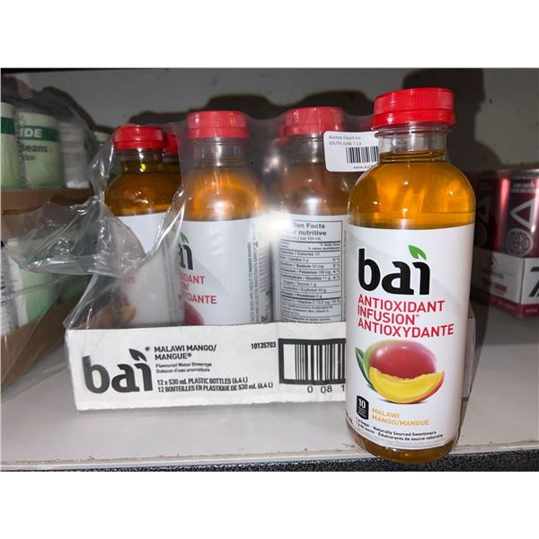 Bai antioxidant infusion mango flavoured water beverage 12 x 530 mL