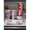 Image 1 : Zoa naturally flavoured cherry limeade energy drink 12 x 355 mL