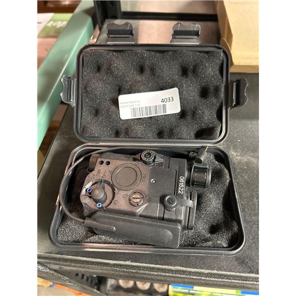 HWZ PEQ-15 Style Battery Case Box LED Flashlight (Black) for AEG GBB CQB tb68