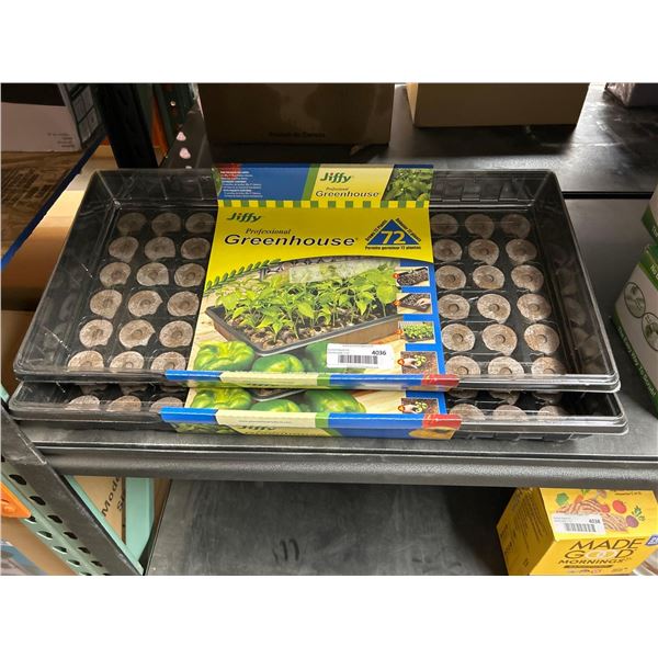 Jiffy Green House Pods 2 x 72 Pods