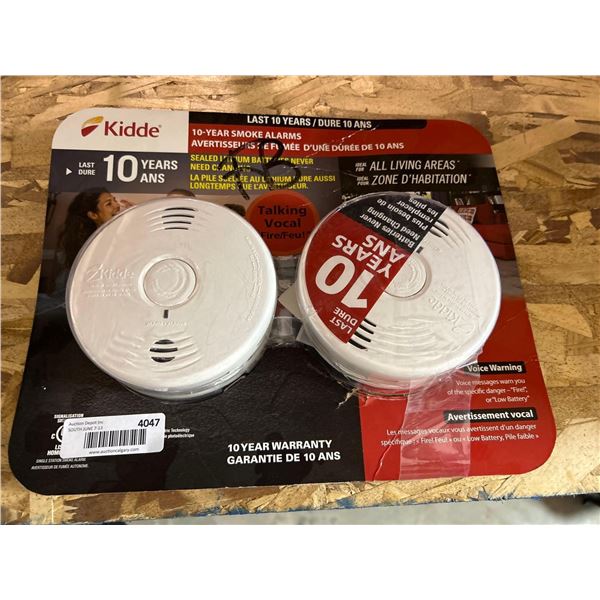 Kidde 10 Year Smoke Alarm 2 Pack