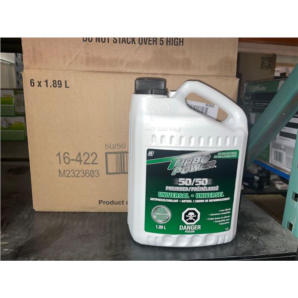 Turbo Power Premixed Universal Antifreeze/Coolant 6 x 1.89L