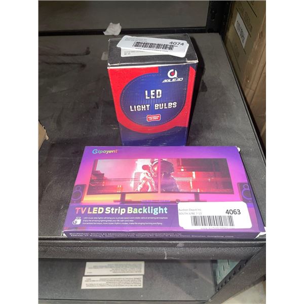 TV LED Strip Backlight and LED Light Bulbs