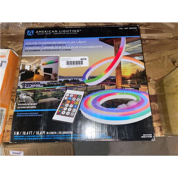 American Lighting Color Changing Neon Flex Light