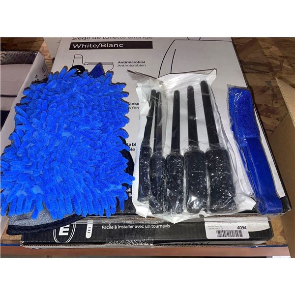 Box of Assorted Cleaning Supplies