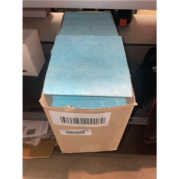 Box Lot of Turquoise Reusable Cloths