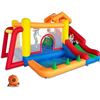 Image 1 : Baralir 6 in 1 Inflatable Bounce House with Slide and Ball Pit for Kids, Trampoline, Climbing, Socce