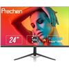 Image 1 : 24 Inch Computer Monitor, Prechen 3-Sided Frameless Gaming Screen FHD 1920x1080 LED Desktop Monitor 