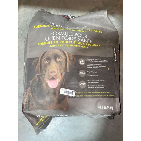 Kirkland Healthy Weight Chicken & Vegetable Dog Food 40Lbs