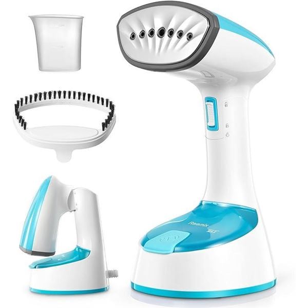 Reemix Steamer for Clothes, Folding Handheld Design Garment Wrinkles Remover, 20g/min Strong Penetra