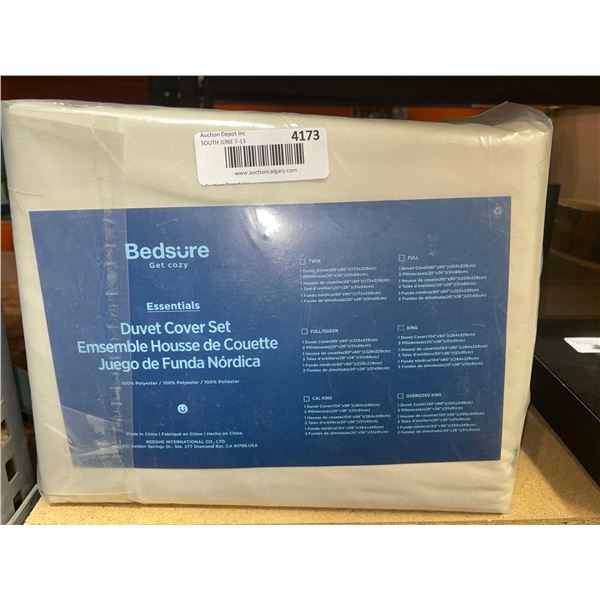 Bedsure Duvet Cover Set 100% Polyester King Size