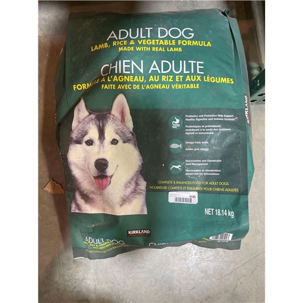 Kirkland Adult Dog Lamb, Rice, & Vegetable Formula Dog Food 40Lbs