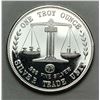 Image 2 : The Famous Longhorn Barbecue Spokane, WA Proof 1 ozt .999 Silver Trade Unit
