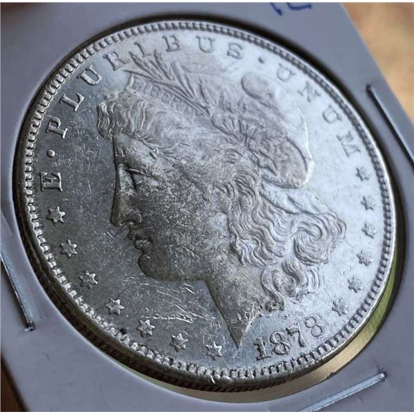1878-S Morgan Silver Dollar AU58 PL