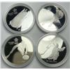 Image 2 : Royal Canadian Mint Set (10-coins) 1988 Calgary $20 Winter Olympics 1 ozt Proof Silver