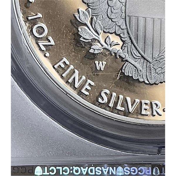 2018-W American Silver Eagle PCGS PR70 DCAM