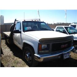 GMC SIERRA SL 3500 S/A FLATBED TRUCK, s/n N/A