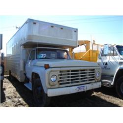 FORD F600 S/A UHAUL VAN BOX TRUCK, s/n F60KCT83844