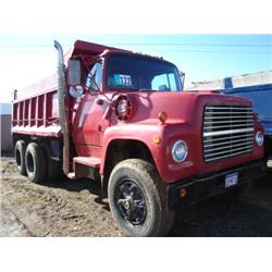 FORD F8000 T/A DUMP TRUCK, s/n U80UVHA5491