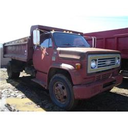 CHEVROLET C60 S/A DUMP TRUCK, s/n CCE616V129539