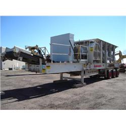 CEDARAPIDS 2236 PORTABLE PRIMARY JAW CRUSHER, s/n 48109