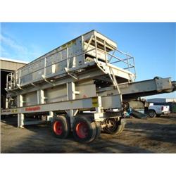CEDARAPIDS 6203DB 6ft. X 20ft. 3 DECK PORTABLE SCREENING PLANT, s/n 47945
