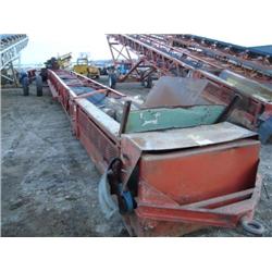 SUPERIOR 36in. X 60ft. PORTABLE STACKING LATTICE CONVEYOR, s/n 3437