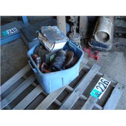 PALLET OF ASSORTED PARTS,