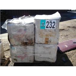 PALLET OF BAG HOUSE BAGS,