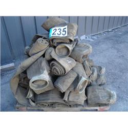 PALLET OF BAG HOUSE BAGS,