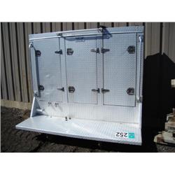 ALUM-LINE ALUMINUM  HEADACHE RACK W/TOOLBOX, s/n N/A